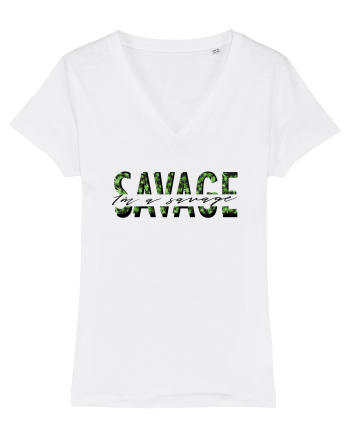 I'm a SAVAGE - Weed White