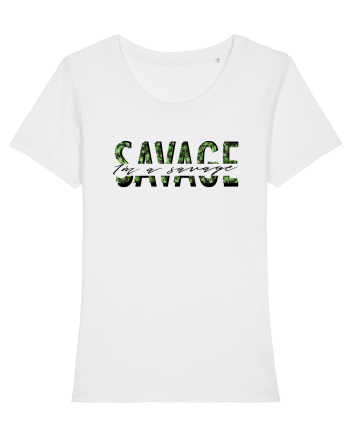 I'm a SAVAGE - Weed White