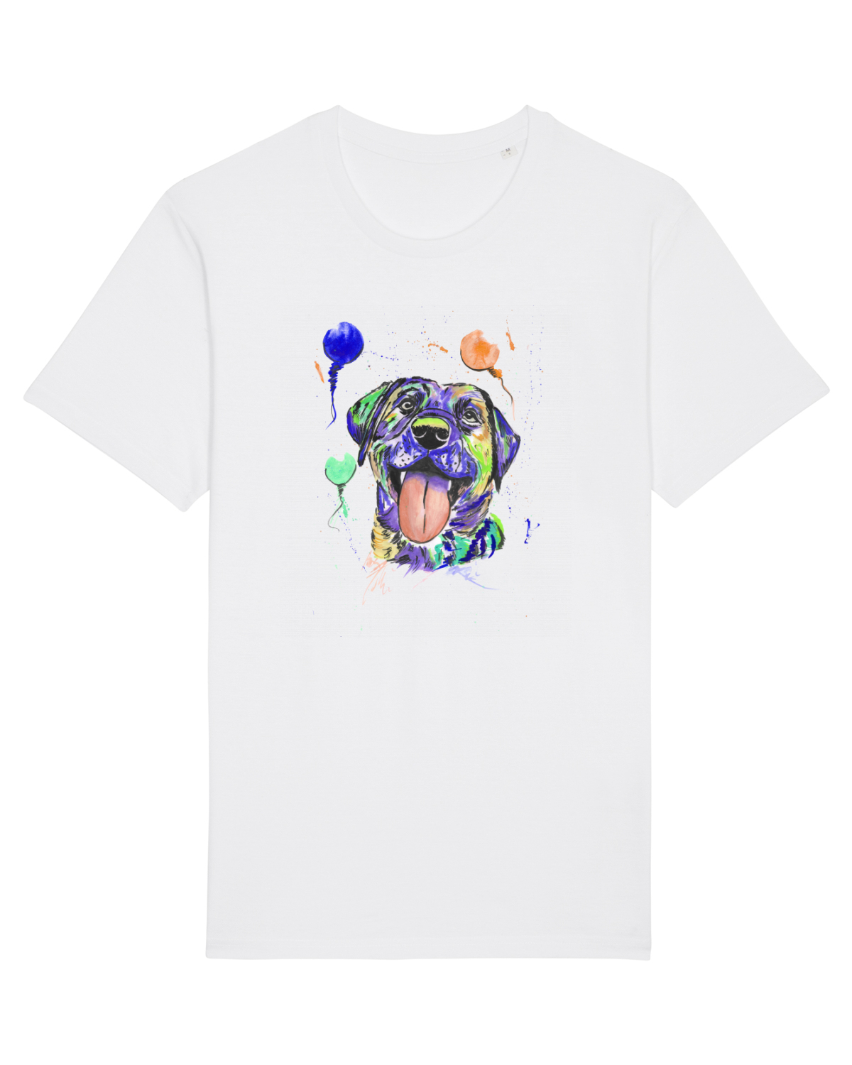 Tricou mânecă scurtă Unisex Rocker White