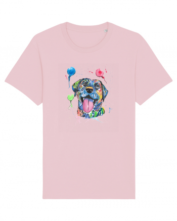 Happy Dog Cotton Pink