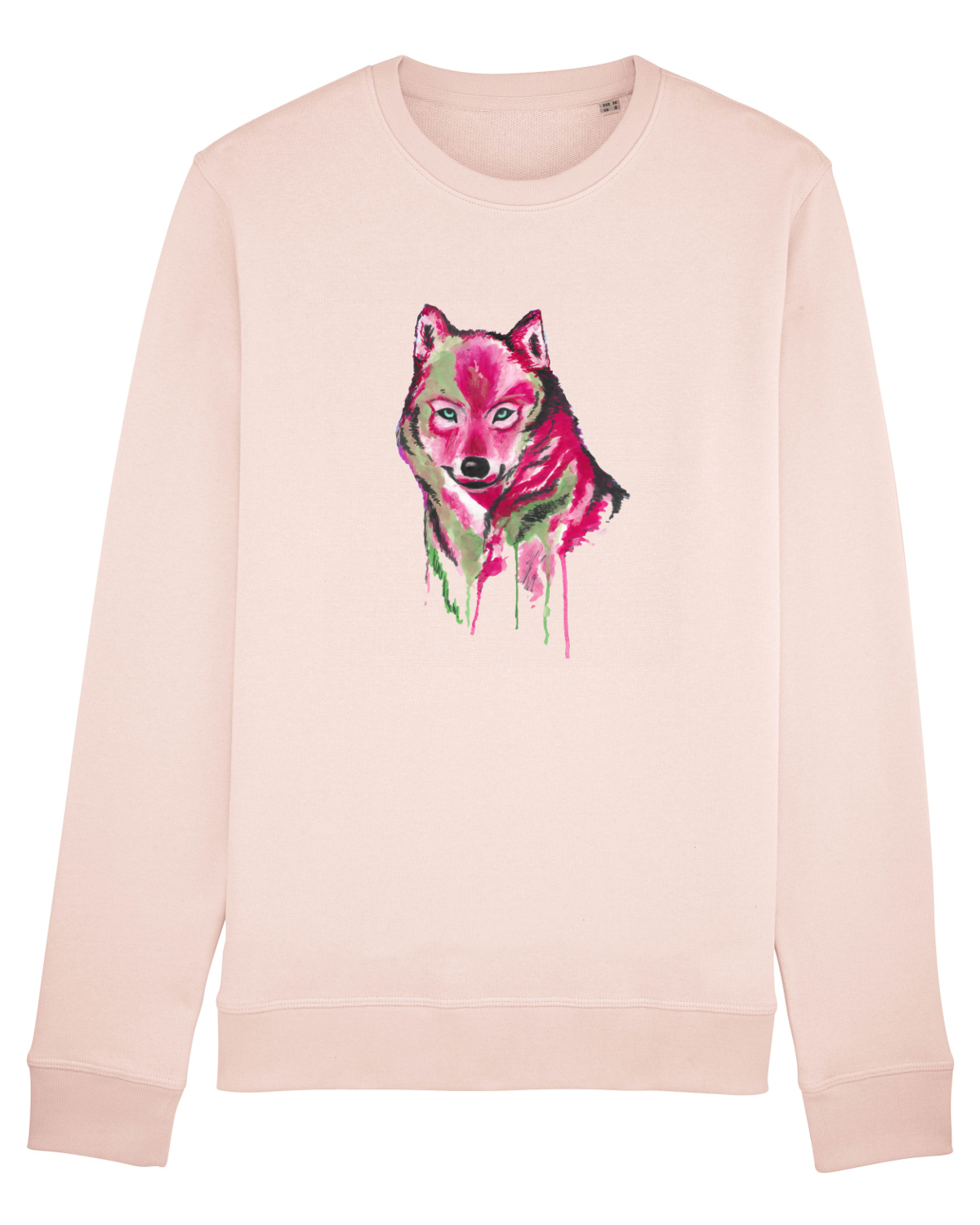 Bluză mânecă lungă Unisex Rise Candy Pink