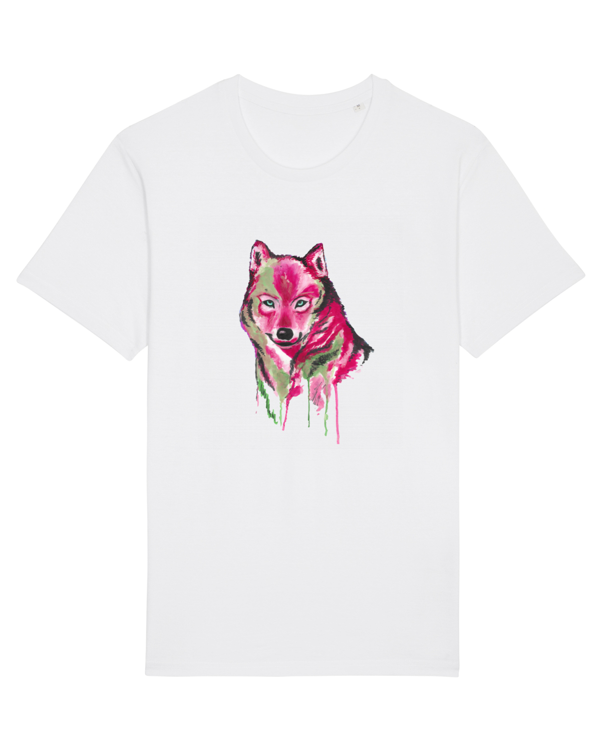 Tricou mânecă scurtă Unisex Rocker White