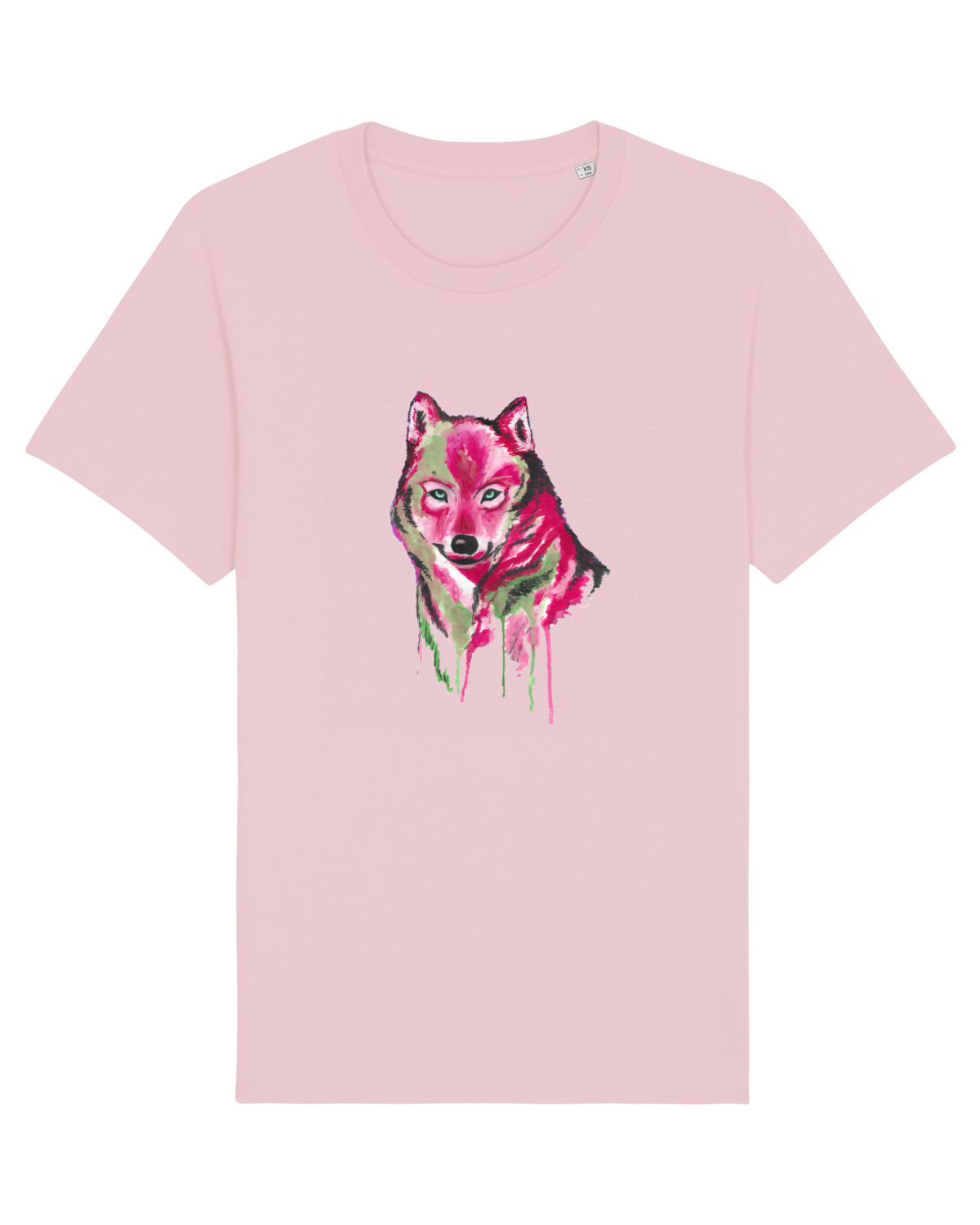 Tricou mânecă scurtă Unisex Rocker Cotton Pink