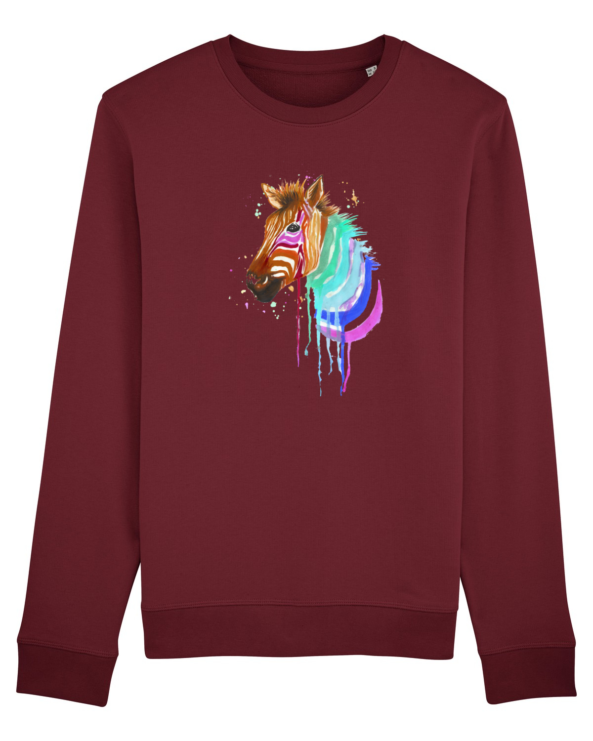 Bluză mânecă lungă Unisex Rise Burgundy