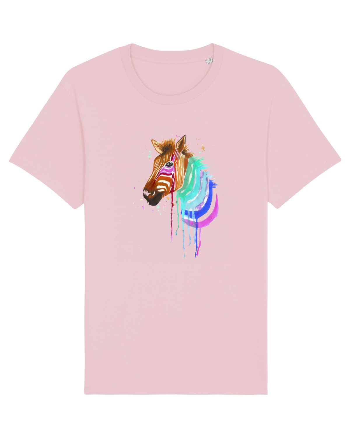 Tricou mânecă scurtă Unisex Rocker Cotton Pink