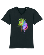 Zebra Tricou mânecă scurtă guler V Bărbat Presenter