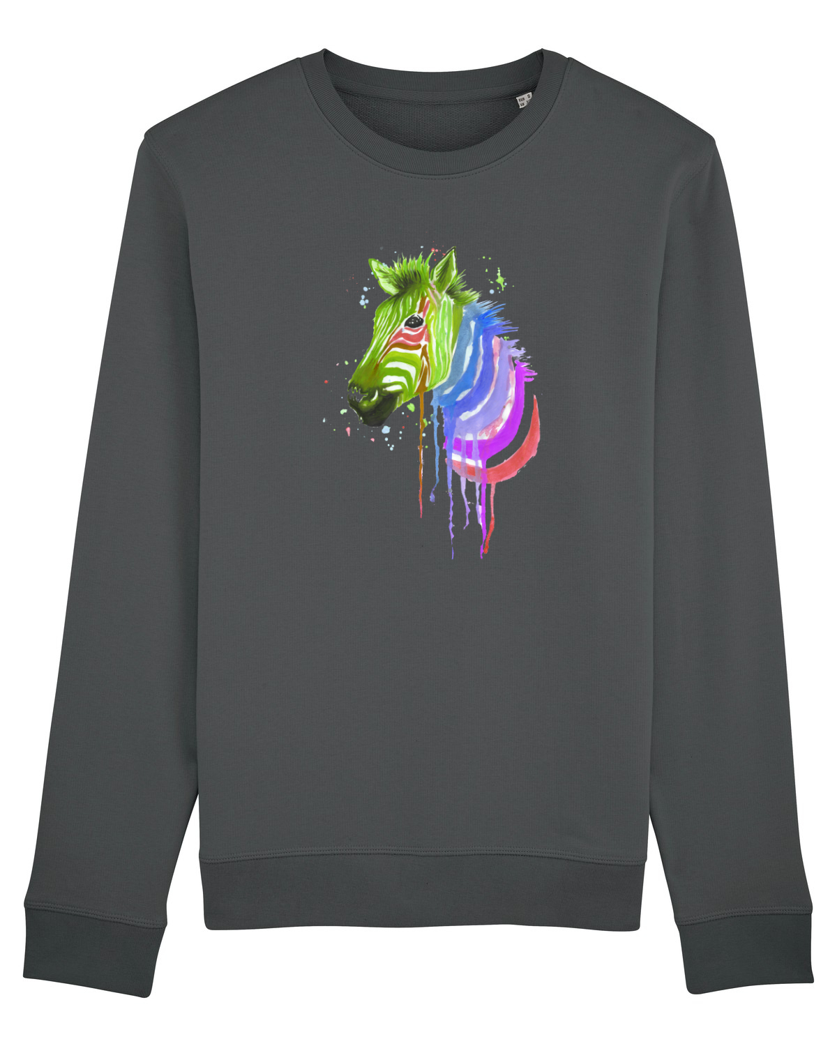 Bluză mânecă lungă Unisex Rise Anthracite