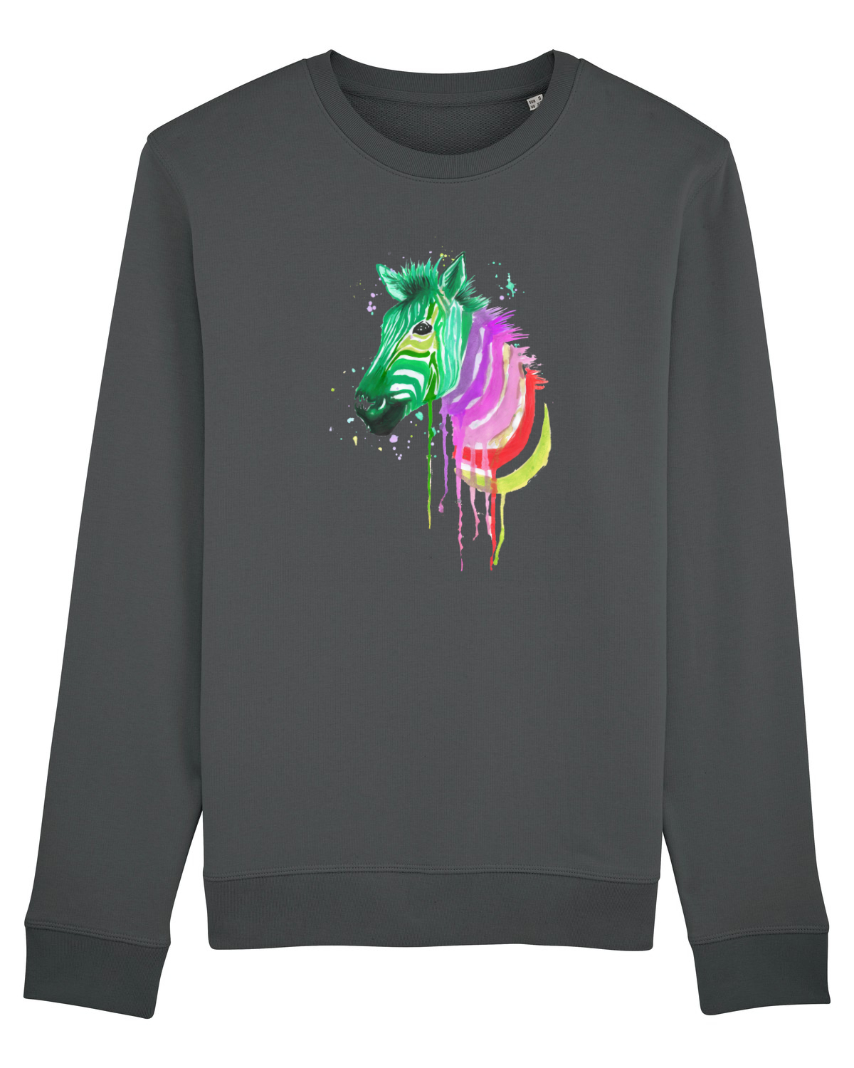 Bluză mânecă lungă Unisex Rise Anthracite