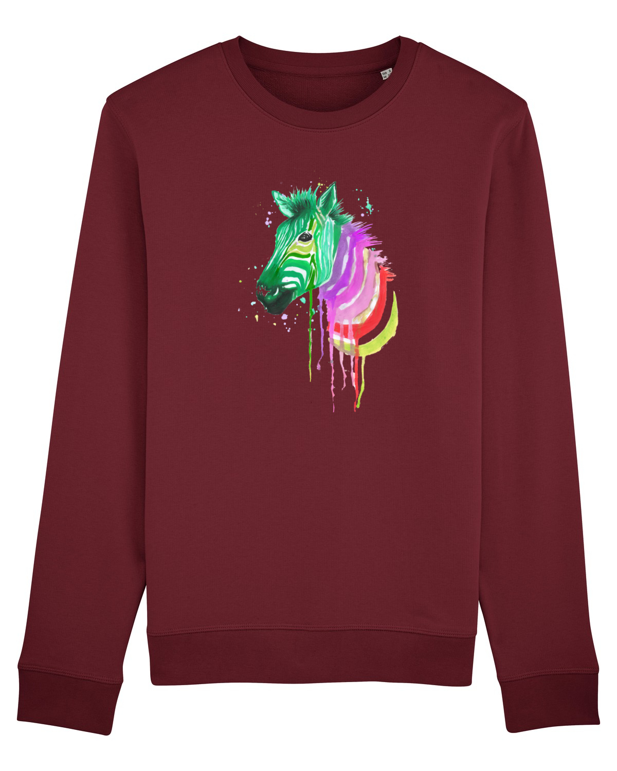 Bluză mânecă lungă Unisex Rise Burgundy