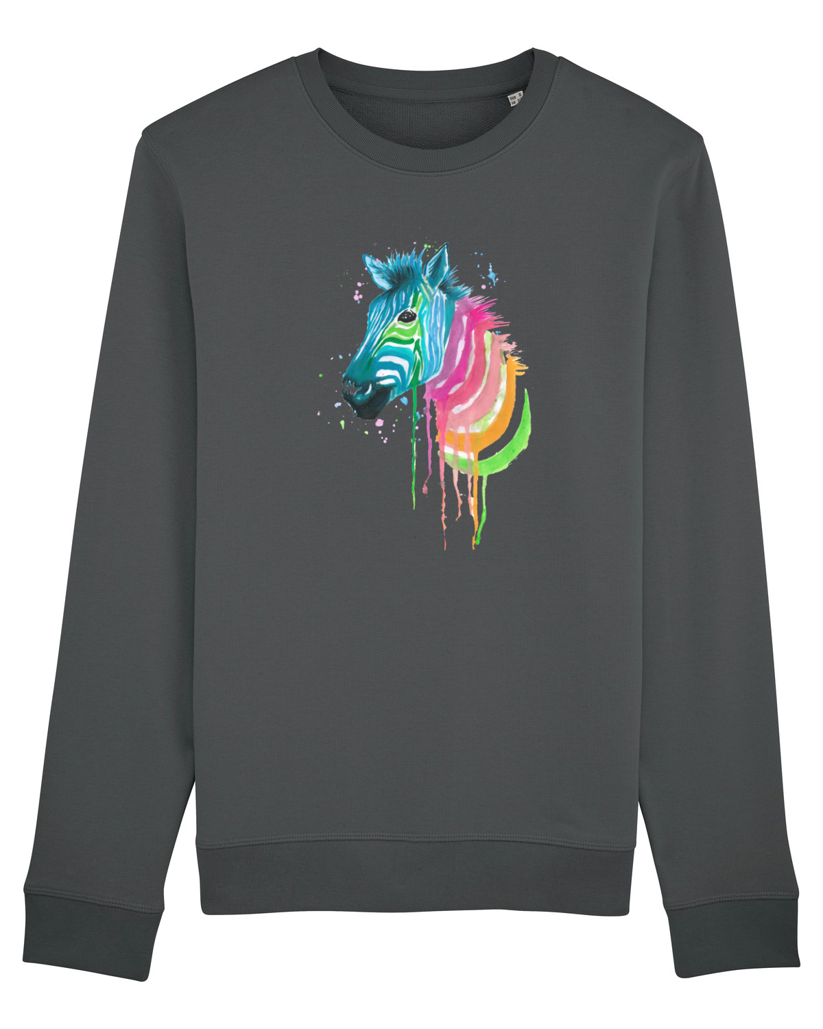 Bluză mânecă lungă Unisex Rise Anthracite