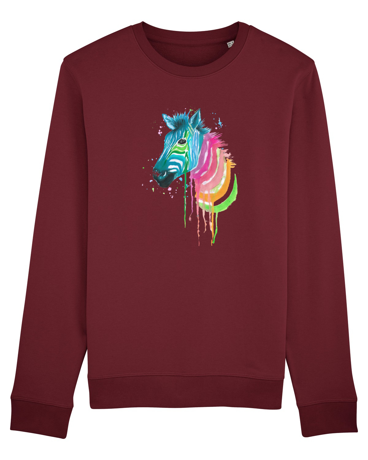 Bluză mânecă lungă Unisex Rise Burgundy