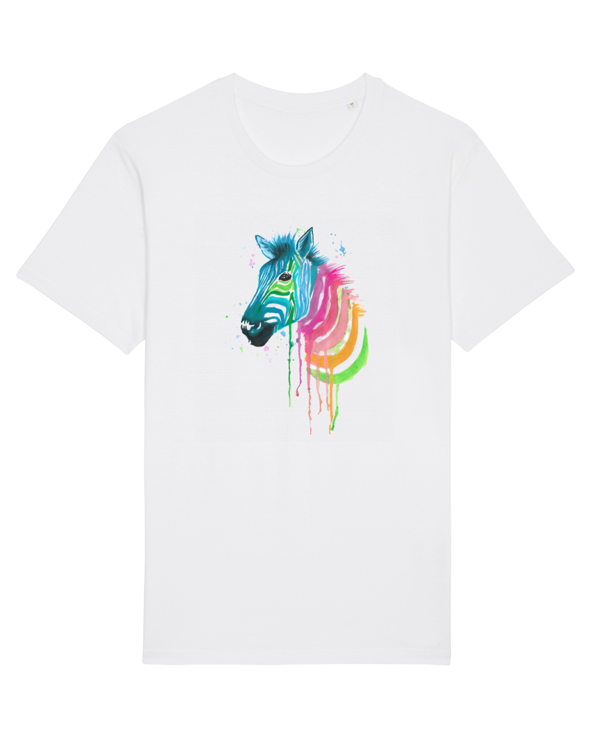 Tricou mânecă scurtă Unisex Rocker White