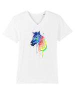 Zebra Tricou mânecă scurtă guler V Bărbat Presenter