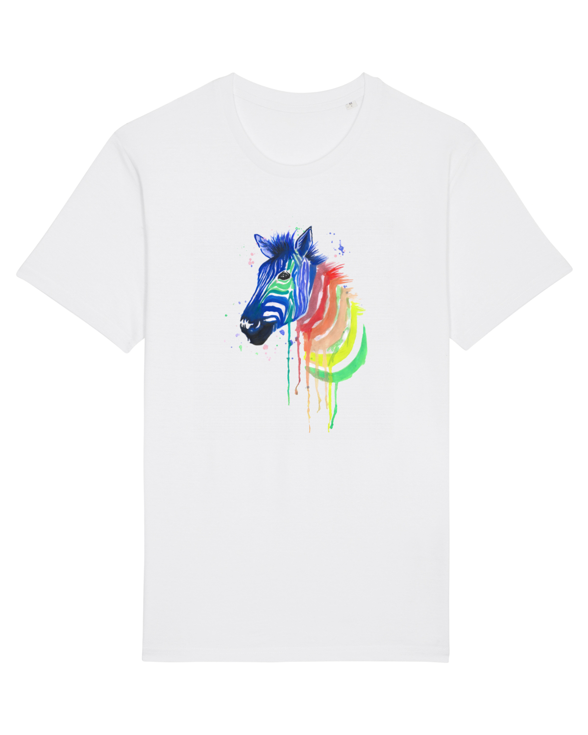 Tricou mânecă scurtă Unisex Rocker White