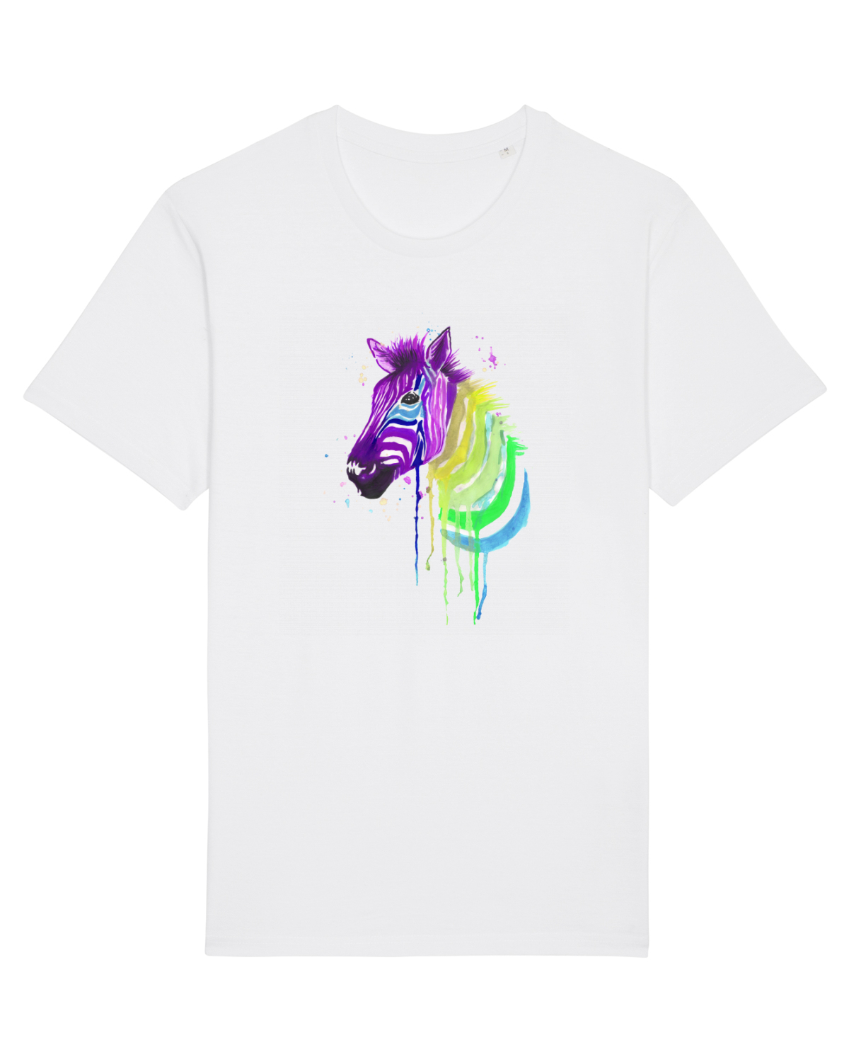 Tricou mânecă scurtă Unisex Rocker White
