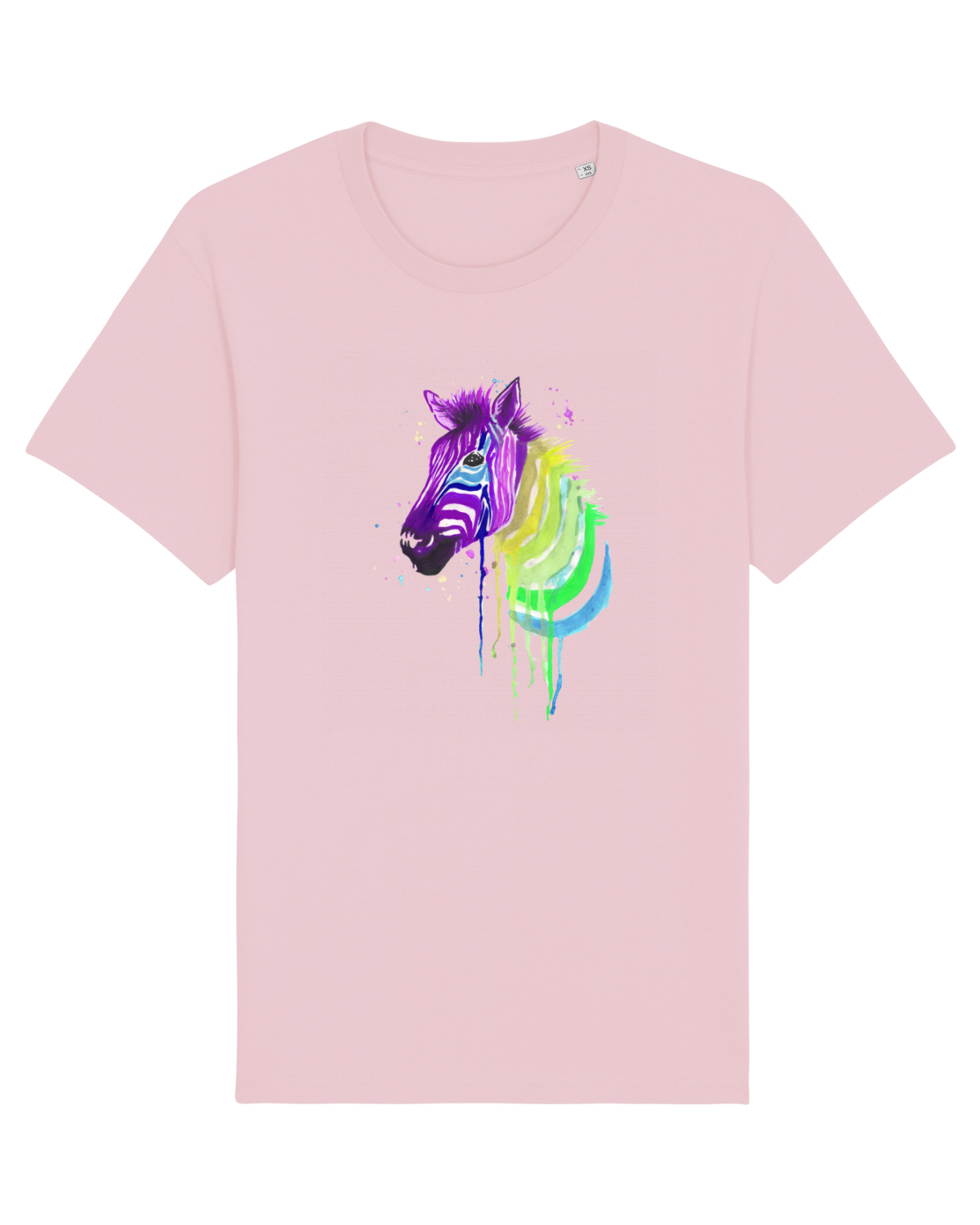 Tricou mânecă scurtă Unisex Rocker Cotton Pink