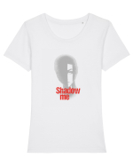 Shadow me (gray) Tricou mânecă scurtă guler larg fitted Damă Expresser