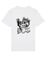 MUSIC Never Dies Tricou mânecă scurtă Unisex Rocker