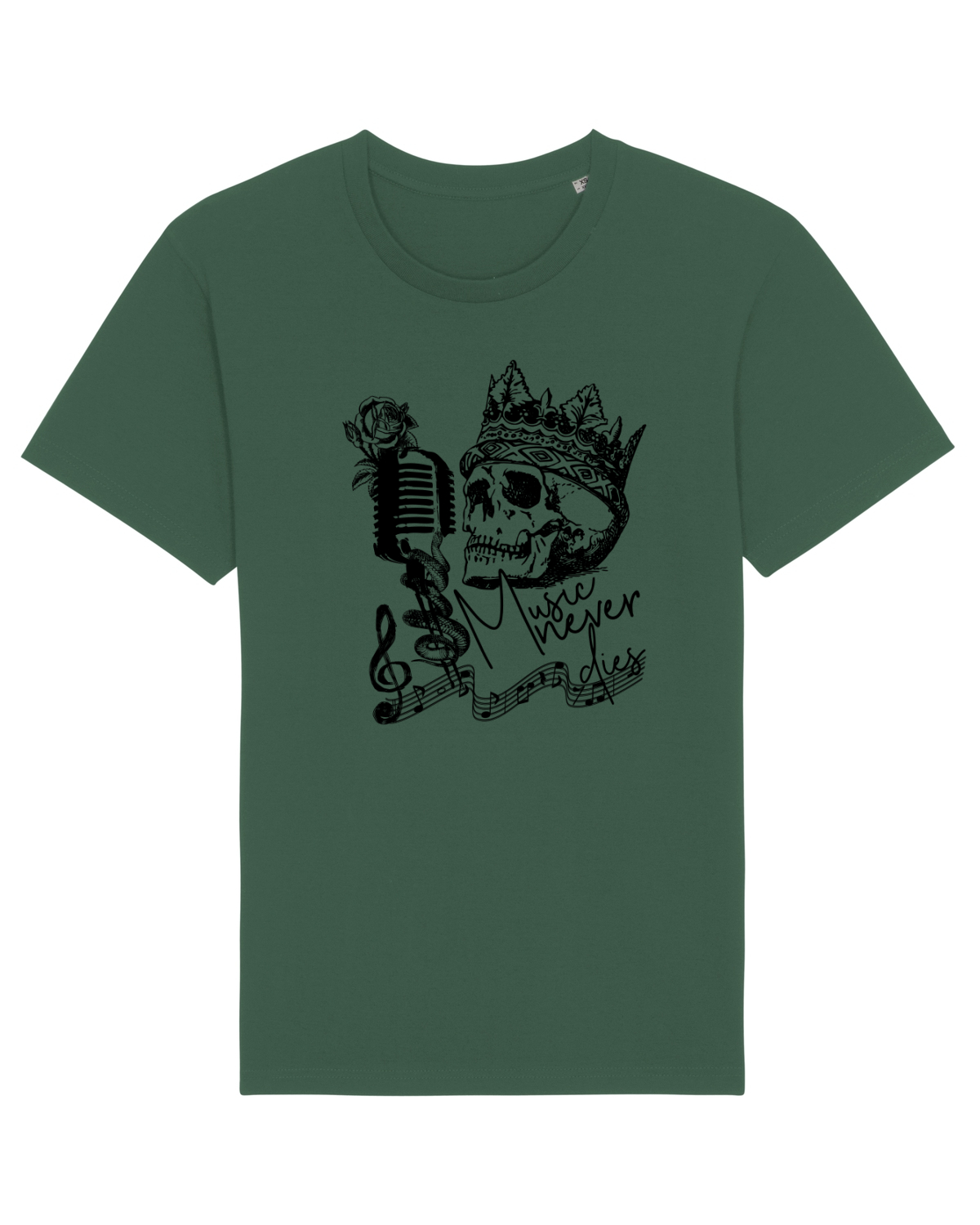 Tricou mânecă scurtă Unisex Rocker Bottle Green