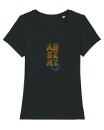 Absent (& that's wassup!) Tricou mânecă scurtă guler larg fitted Damă Expresser