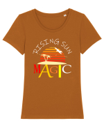 Magic Tricou mânecă scurtă guler larg fitted Damă Expresser