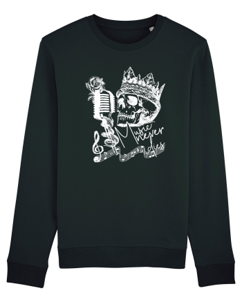 MUSIC Never Dies - Skull Black