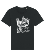 MUSIC Never Dies - Skull Tricou mânecă scurtă Unisex Rocker
