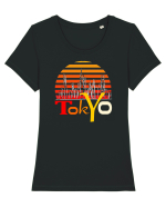 Tokyo Tricou mânecă scurtă guler larg fitted Damă Expresser