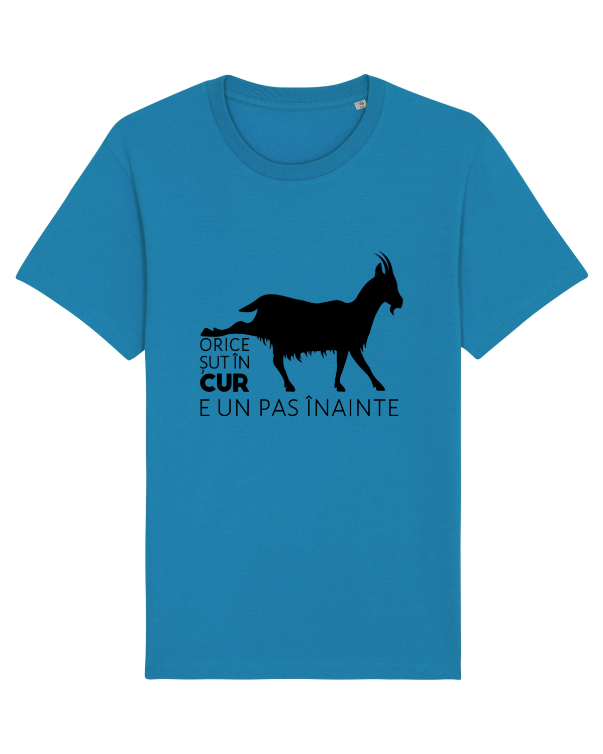 Tricou mânecă scurtă Unisex Rocker Azur