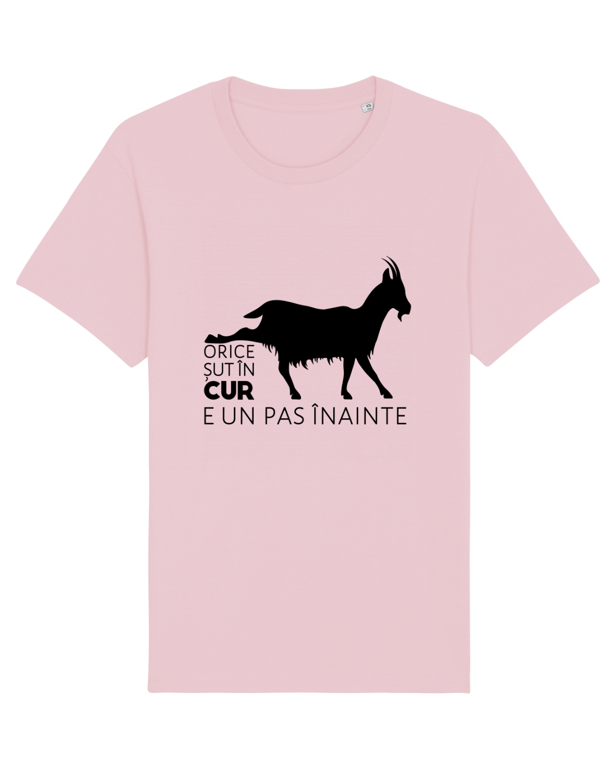 Tricou mânecă scurtă Unisex Rocker Cotton Pink