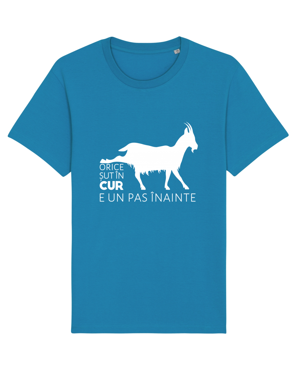 Tricou mânecă scurtă Unisex Rocker Azur