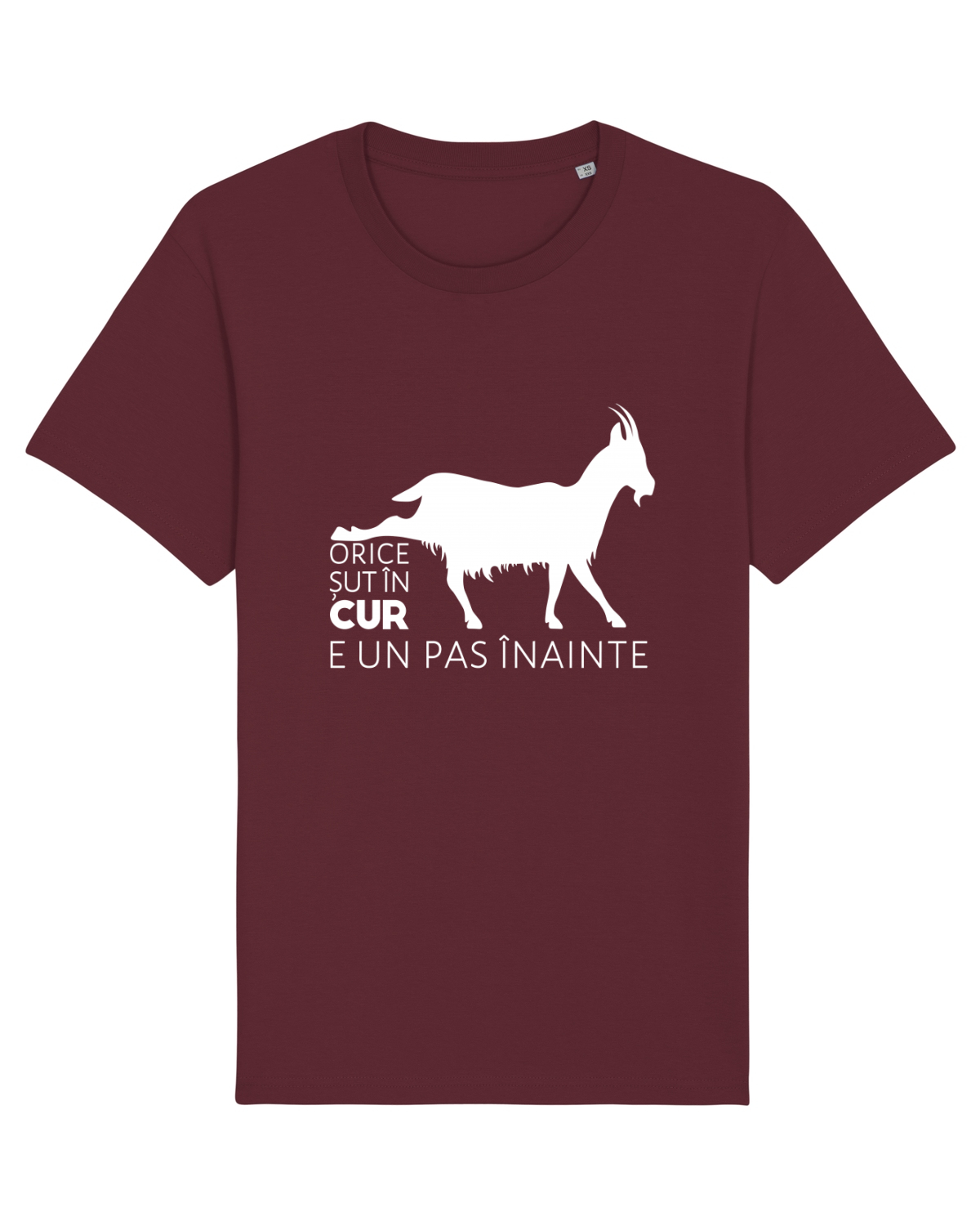 Tricou mânecă scurtă Unisex Rocker Burgundy