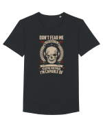 Don't Fear Me For Who I Am Tricou mânecă scurtă guler larg Bărbat Skater