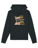 Dog Mom With Tattoos Pretty Eyes And Thick Thighs Hanorac Unisex Drummer