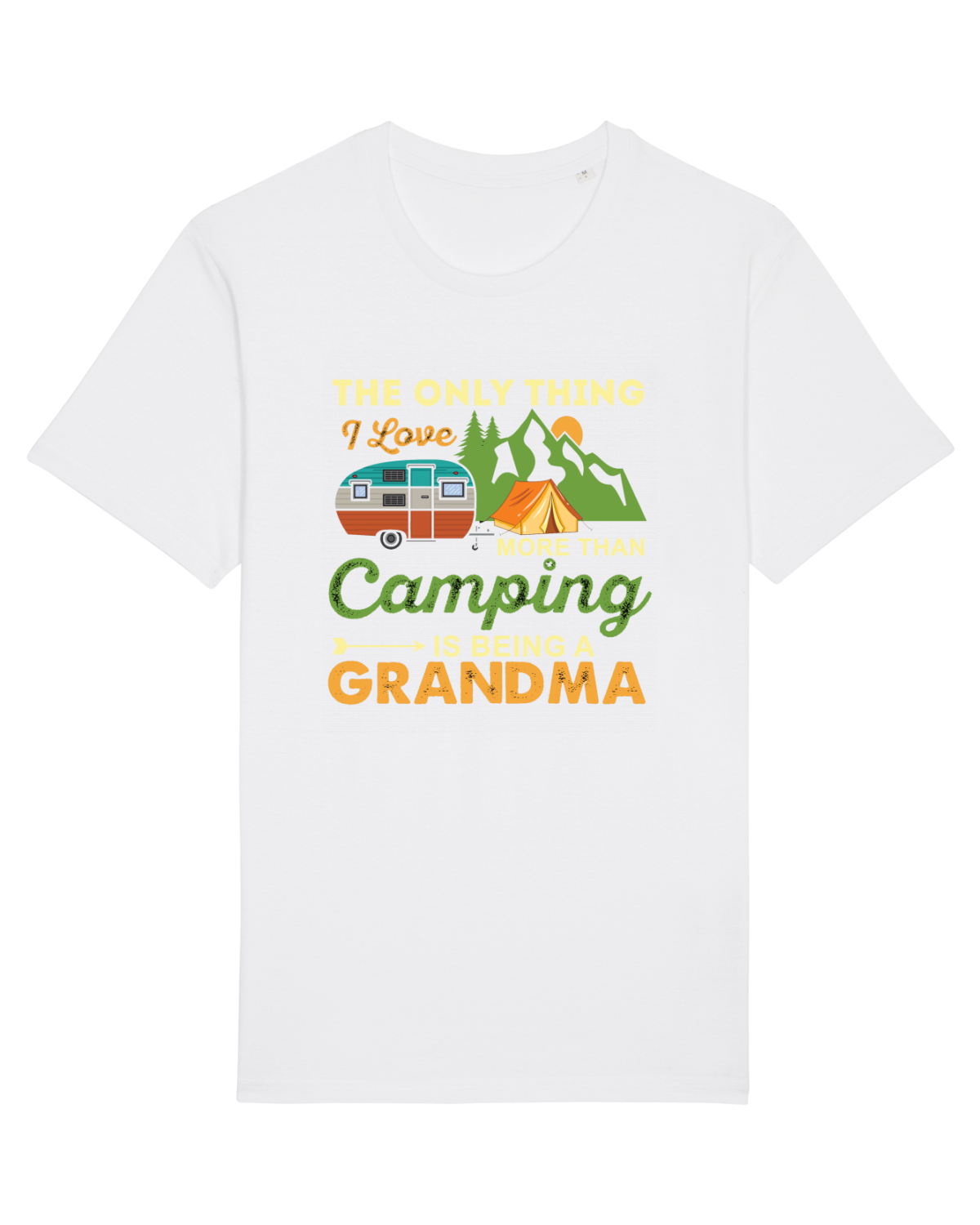 Tricou mânecă scurtă Unisex Rocker White
