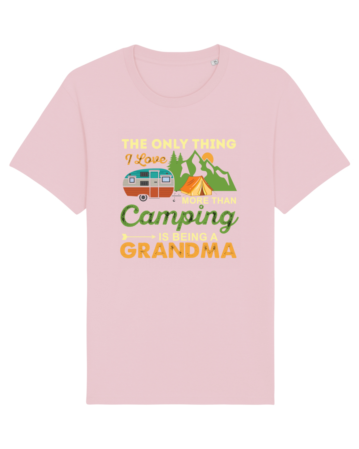 Tricou mânecă scurtă Unisex Rocker Cotton Pink