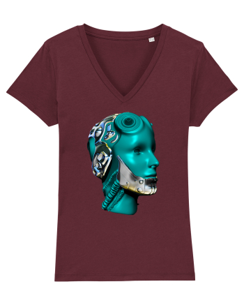 Alien Robot  Burgundy
