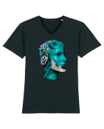 Alien Robot  Tricou mânecă scurtă guler V Bărbat Presenter