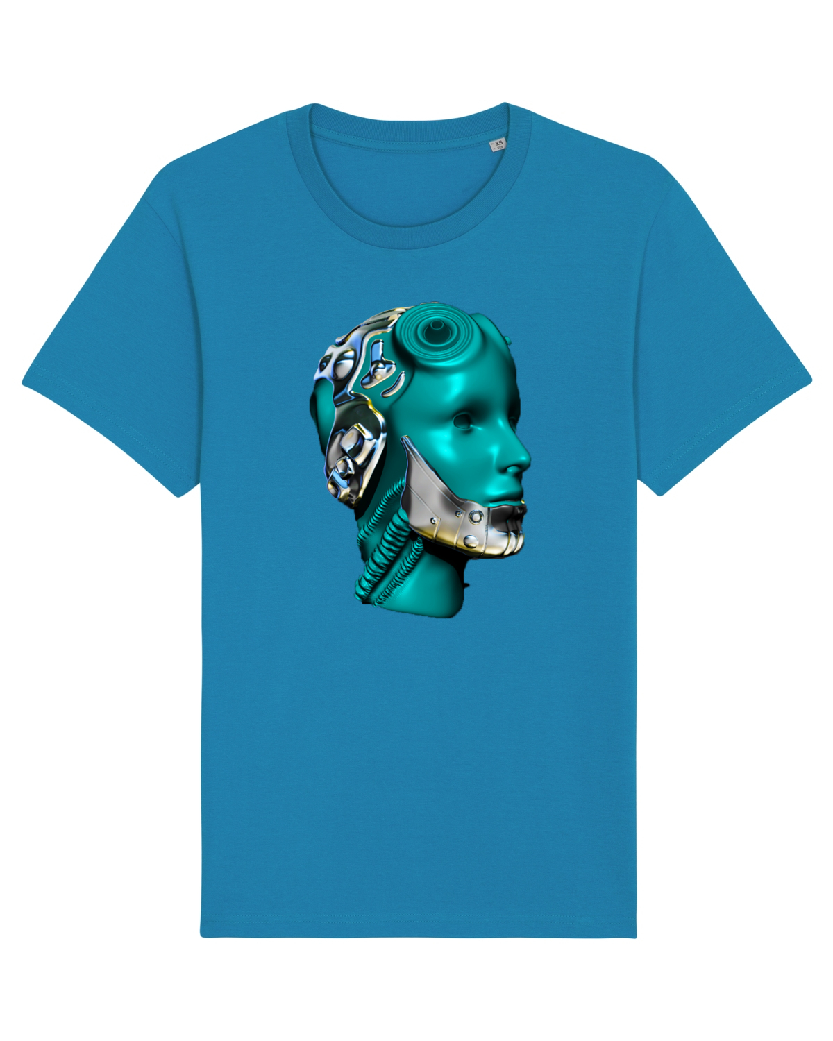 Tricou mânecă scurtă Unisex Rocker Azur