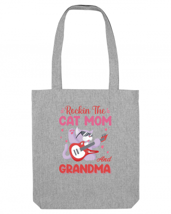 Rockin' The Cat Mom And Grandma Heather Grey