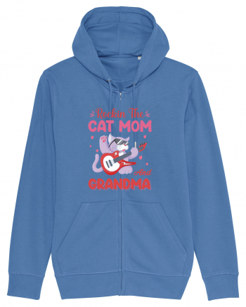 Rockin' The Cat Mom And Grandma Bright Blue