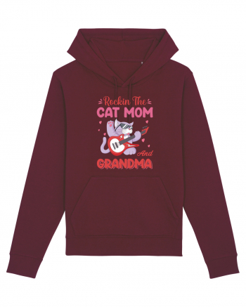 Rockin' The Cat Mom And Grandma Burgundy