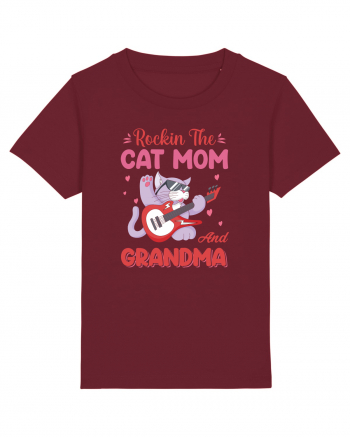 Rockin' The Cat Mom And Grandma Burgundy