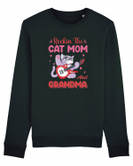 Rockin' The Cat Mom And Grandma Bluză mânecă lungă Unisex Rise