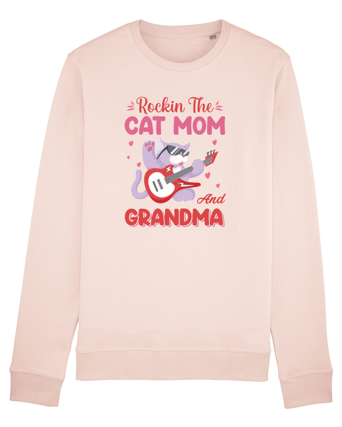 Bluză mânecă lungă Unisex Rise Candy Pink
