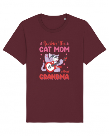 Rockin' The Cat Mom And Grandma Burgundy