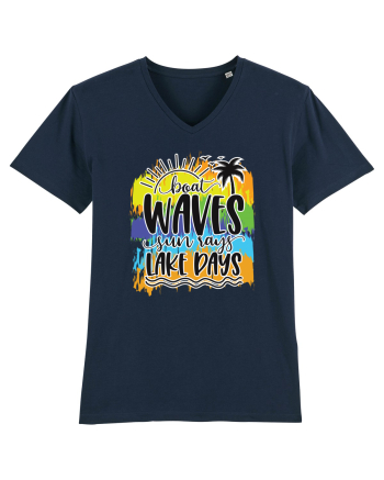 Boat Waves Sun Rays Lake Days French Navy