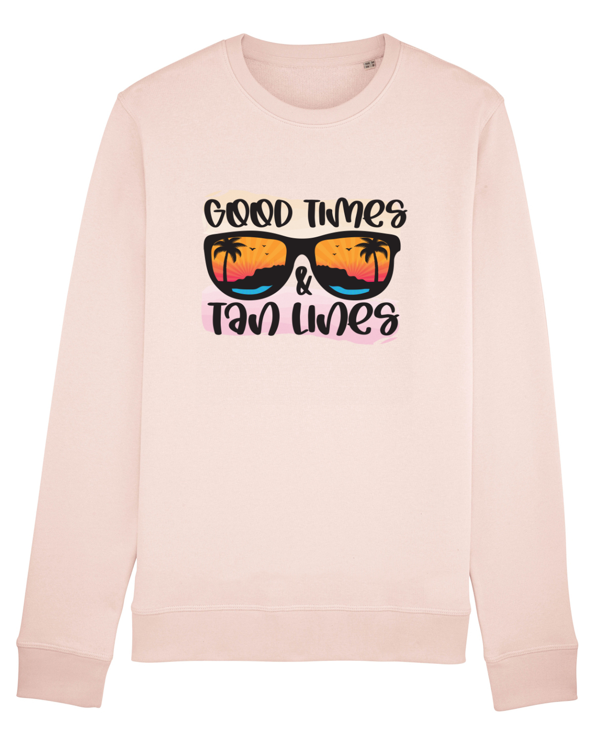 Bluză mânecă lungă Unisex Rise Candy Pink