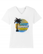 Hello Summer 2021 Tricou mânecă scurtă guler V Bărbat Presenter