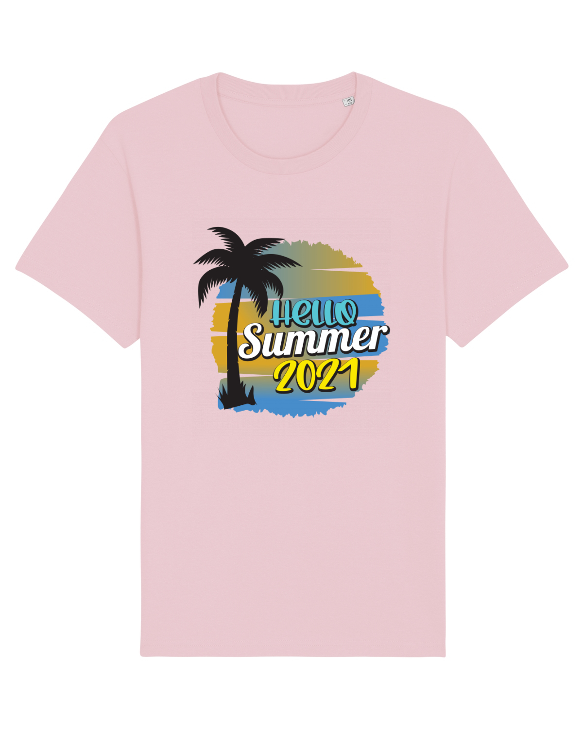 Tricou mânecă scurtă Unisex Rocker Cotton Pink